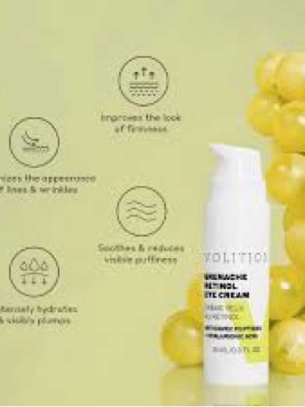 Volition NIB Grenache Retinol Eye Cream — 15ml - Picture 4 of 4